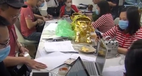 Triệt phá ổ nhóm điều hành 4 sàn giao dịch vàng, tiền ảo với 12.000 người tham gia