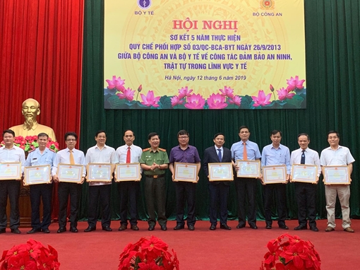 Sơ kết 5 năm phối hợp đảm bảo ANTT trong lĩnh vực y tế