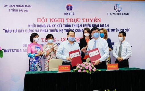 Hơn 126 triệu USD xây dựng, phát triển hệ thống y tế cơ sở ở 13 tỉnh