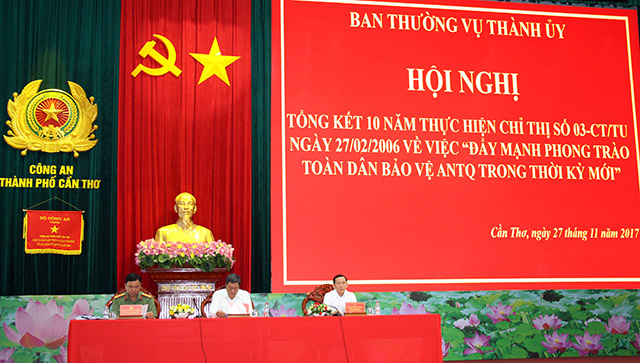 TP Cần Thơ đẩy mạnh phong trào Toàn dân bảo vệ ANTQ trong thời kỳ mới
