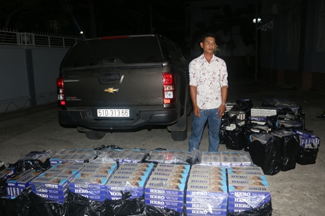 Nhận chở thuốc lá lậu với giá 600.000đ/chuyến