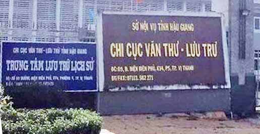 Khởi tố, bắt tạm giam 4 cán bộ, nguyên cán bộ Sở Nội vụ Hậu Giang