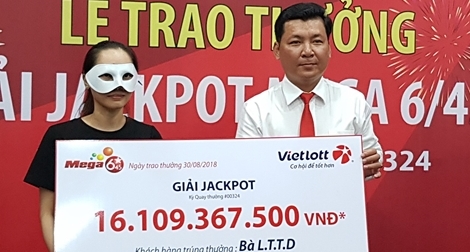 Cô gái Cần Thơ trúng Vietlott trên 16 tỷ đồng