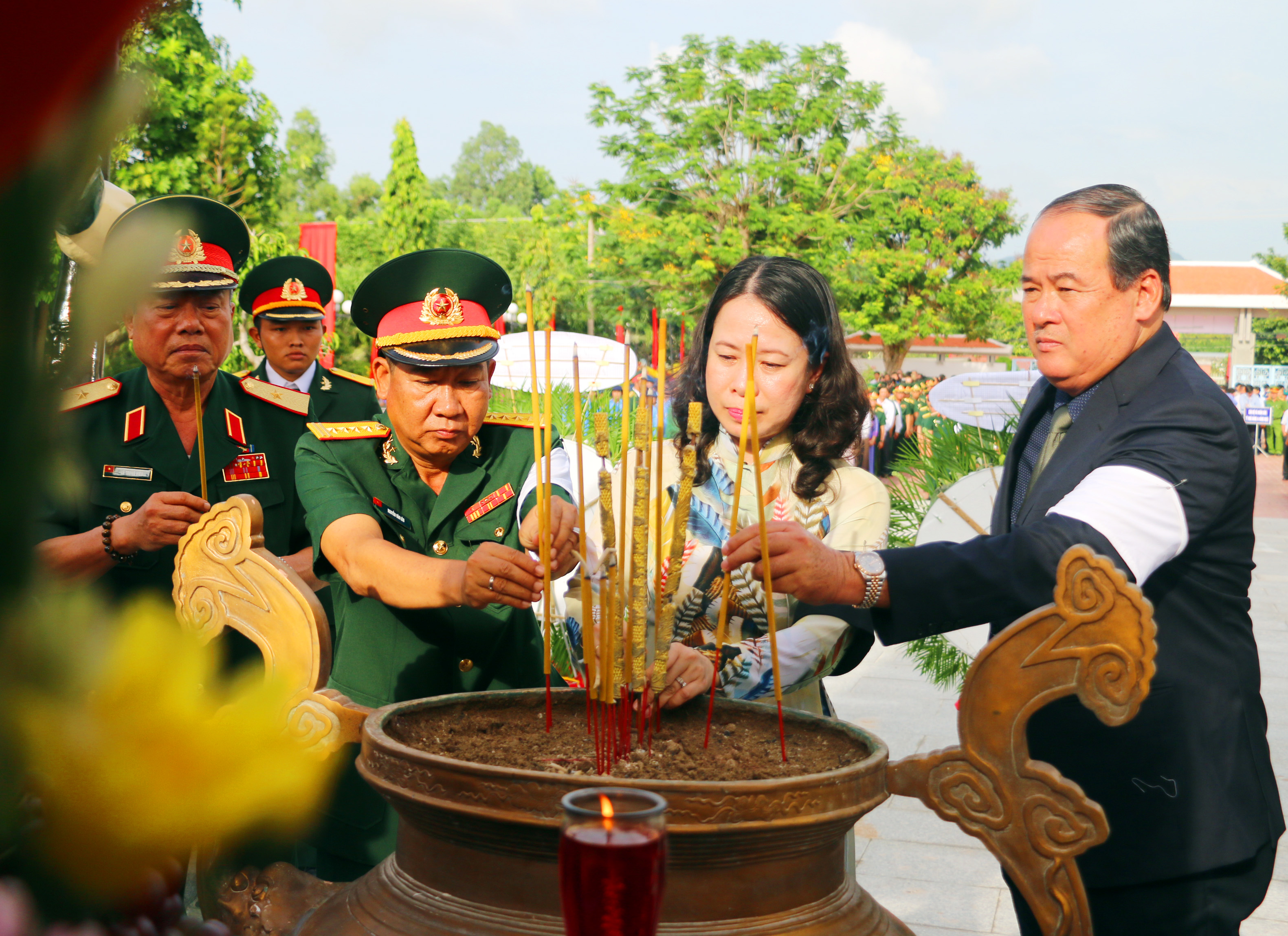 An Giang tổ chức Lễ an táng hài cốt liệt sĩ