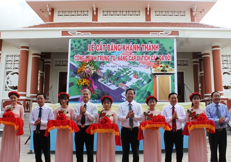 Khánh thành công trình trùng tu di tích Cây Da Đôi tại Bến Tre