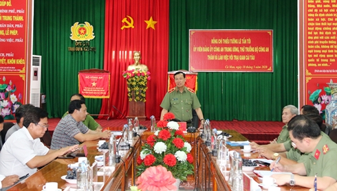 Thứ trưởng Lê Tấn Tới kiểm tra công tác tại Tây Nam Bộ