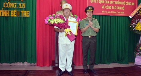 Công an tỉnh Bến Tre có tân Phó Giám đốc