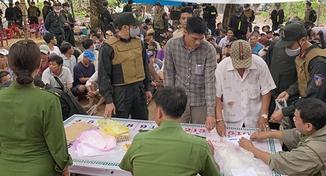 Triệt phá sới bạc lớn tại khu vực biên giới, bắt giữ hơn 150 đối tượng