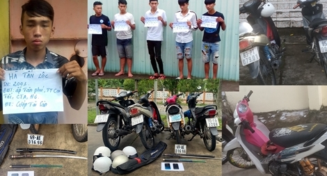 Nhóm thiếu niên gây 10 vụ cướp trên QL61C