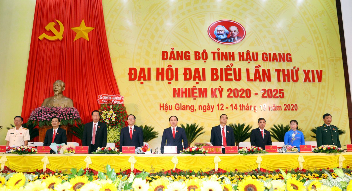 Khai mạc Đại hội Đảng bộ tỉnh Hậu Giang nhiệm kỳ 2020 - 2025