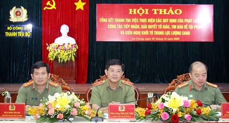 Nâng cao hiệu qủa công tác tiếp nhận, giải quyết tố giác, tin báo về tội phạm