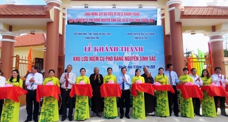 Khánh thành Khu lưu niệm cụ Phó bảng Nguyễn Sinh Sắc