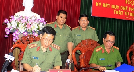 Công an tỉnh An Giang và TP Cần Thơ ký kết quy chế phối hợp đảm bảo ANTT