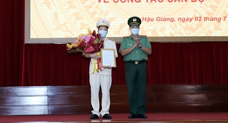 Công an tỉnh Hậu Giang có tân Phó Giám đốc