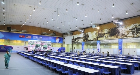 Mục sở thị Trung tâm báo chí quốc tế hội nghị thượng đỉnh Mỹ-Triều 