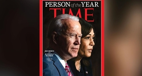 Tạp chí Time vinh danh ông Biden là nhân vật của năm 2020