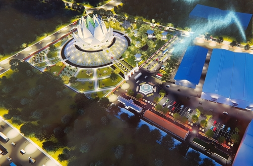 Xây dựng Liên Hoa Bảo Tháp với tượng Phật dát vàng ở Sóc Trăng