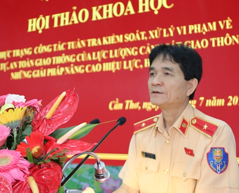 Cục CSGT tổ chức hội thảo khoa học tại Cần Thơ
