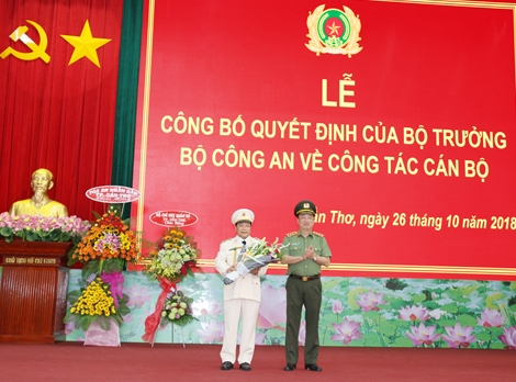 Công an TP Cần Thơ có tân Giám đốc