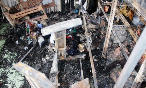 Cháy tiệm sửa quần áo ở Bạc Liêu, nghi bị phóng hỏa