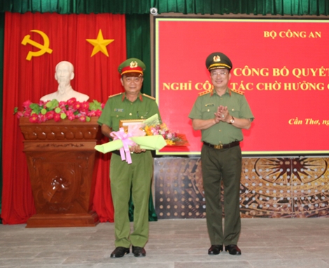 Công bố quyết định về công tác cán bộ tại Trường Trung cấp CSND III