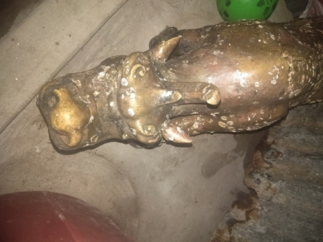 Tung tin mò được tượng quái thú cổ dưới biển để "hét giá"