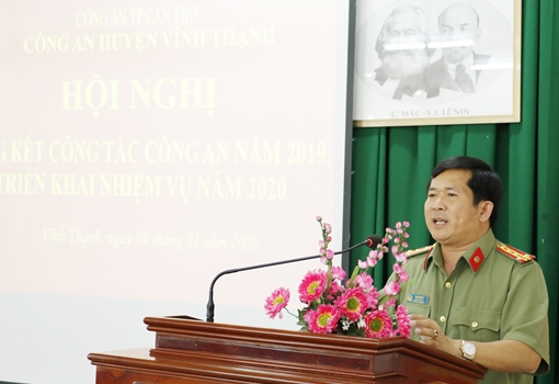 Công an huyện Vĩnh Thạnh khám phá án đạt tỉ lệ gần 95%