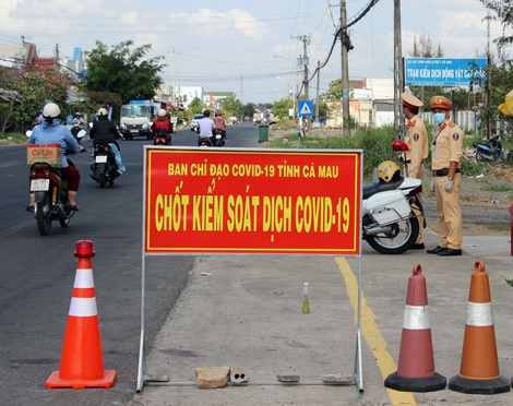 Cà Mau thực hiện nghiêm các biện pháp phòng chống COVID-19