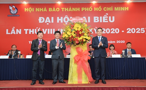 Nhà báo Trần Trọng Dũng tái đắc cử Chủ tịch Hội nhà báo TP Hồ Chí Minh