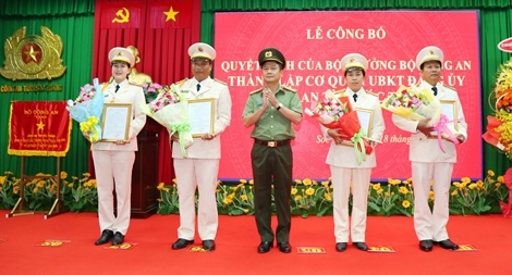 Thành lập Cơ quan Ủy ban kiểm tra Đảng ủy Công an tỉnh Sóc Trăng