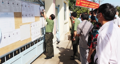Bảo đảm tuyệt đối an ninh, an toàn ngày bầu cử 