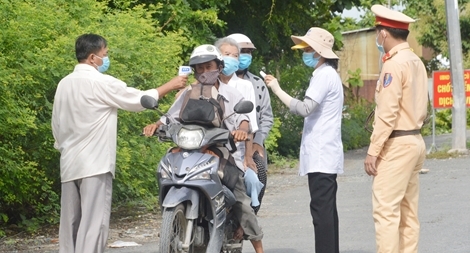 Một xã của huyện Cù Lao Dung thực hiện Chỉ thị 15 và 16