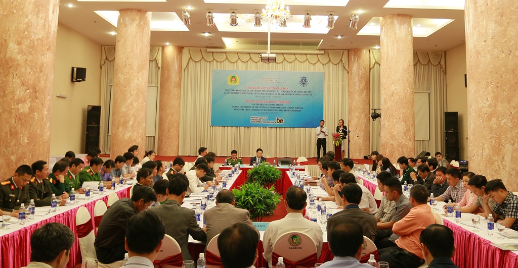 Hội thảo lấy ý kiến về dự thảo chống tra tấn hoặc hạ nhục con người
