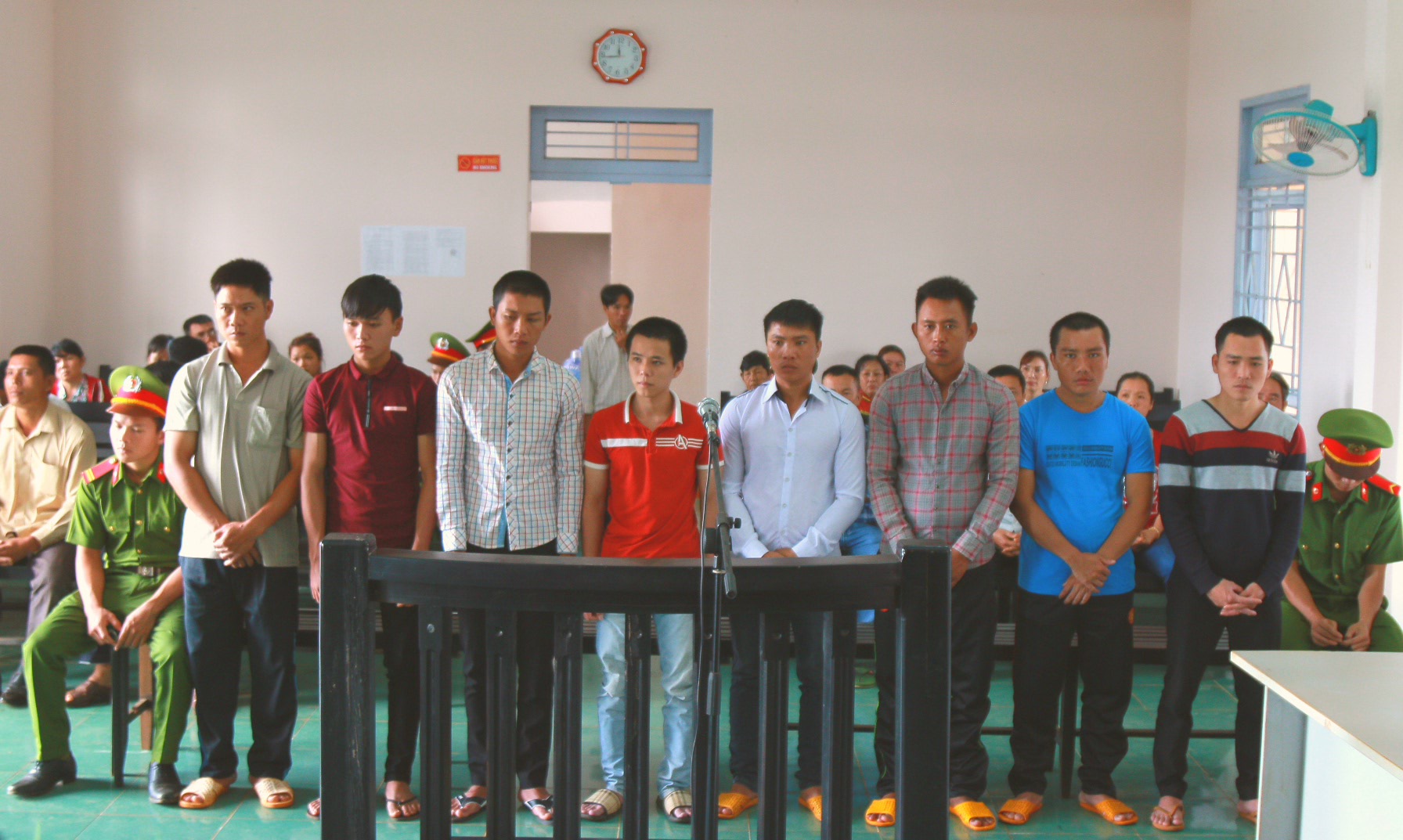 Nhóm công nhân Công ty Long Sơn chém người tranh cướp đất lĩnh án