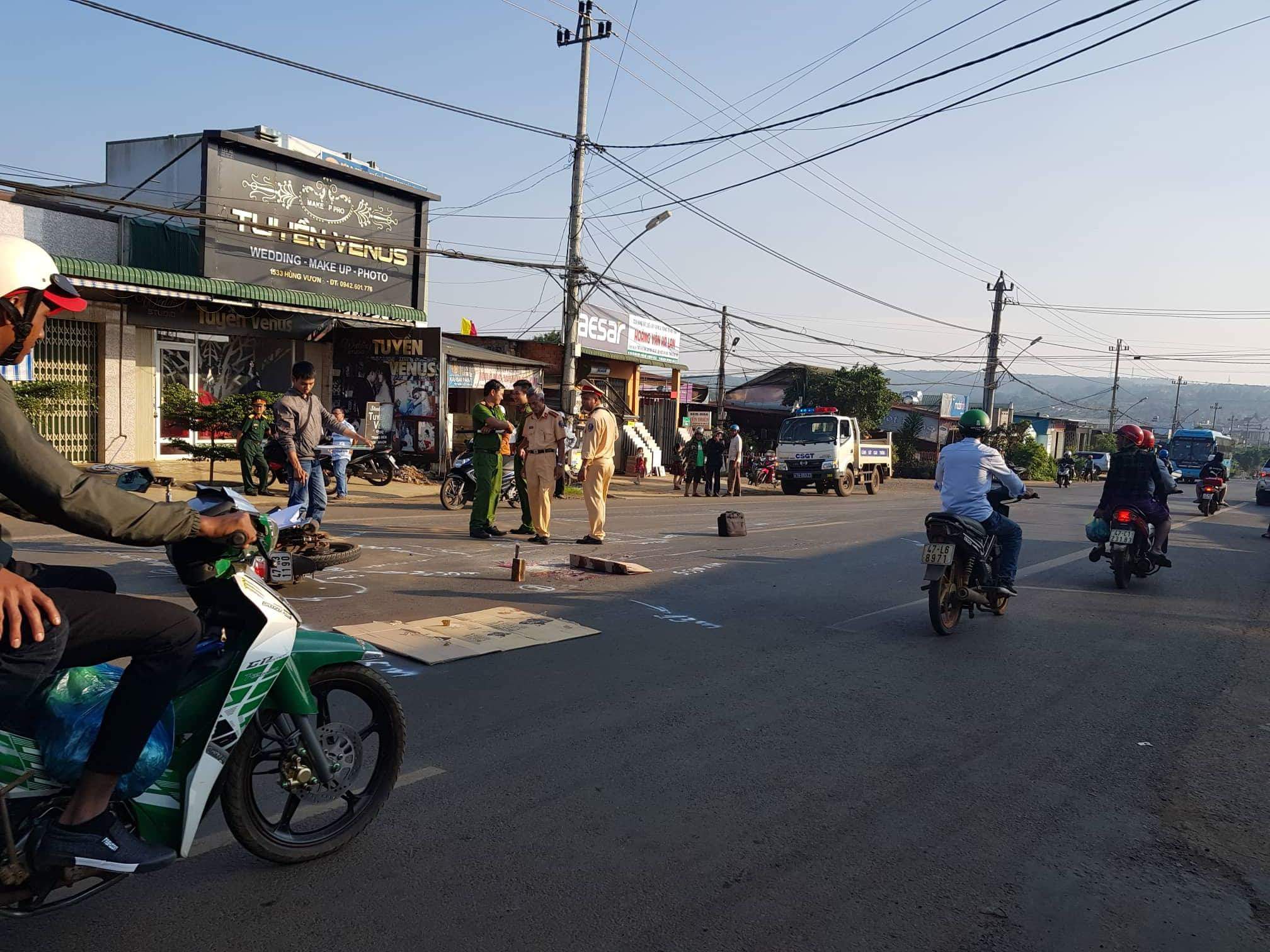 Triệu tập tài xế cán chết Trung úy Quân đội