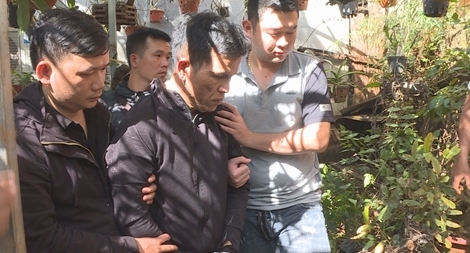 Tên trộm liên tỉnh nhiều tiền án đào hầm trú ẩn trong nhà