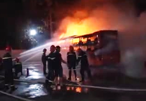 Mất trắng 1,4 tỷ sau vụ cháy xe khách 