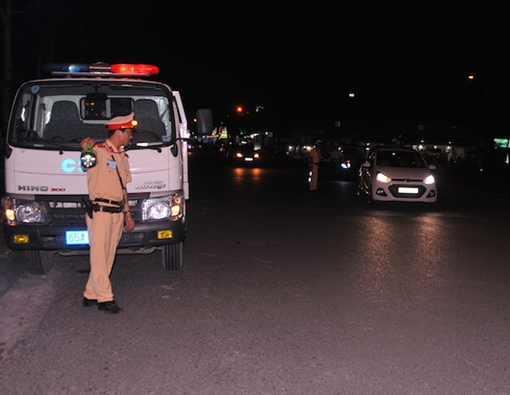 Cần Thơ xử phạt gần 250 trường hợp vi phạm nồng độ cồn