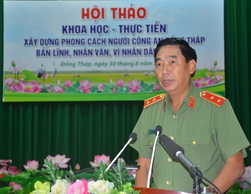 Xây dựng phong cách người Công an tỉnh Đồng Tháp 