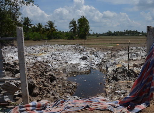 Doanh nghiệp chôn gần 400 con heo chết gây ô nhiễm môi trường