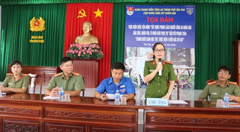 Tọa đàm “Xây dựng phong cách người CAND bản lĩnh, nhân văn, vì nhân dân phục vụ”