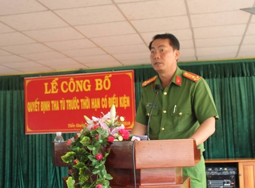 Trại giam Mỹ Phước và Phước Hoà công bố quyết định tha tù cho 74 phạm nhân