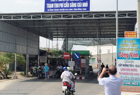 Tạm giữ 5 đối tượng gây rối tại trạm BOT cầu sông Cái Nhỏ