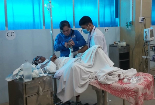 Nổ thùng phuy dầu khi đang hàn xì, 3 người bị thương