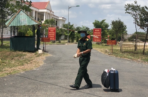 Bên trong khu cách ly tại Trường Quân sự TP Cần Thơ