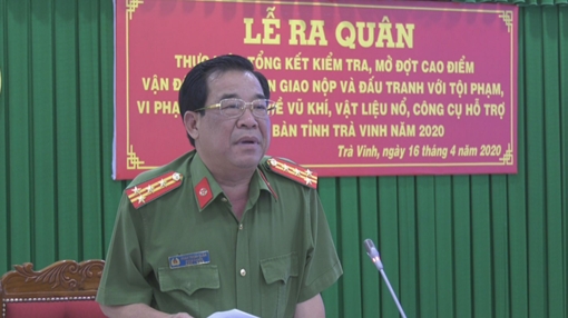 Tổng kiểm tra vi phạm pháp luật về vũ khí, vật liệu nổ và công cụ hỗ trợ