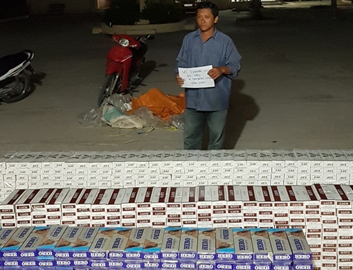 Công an Đồng Tháp bắt giữ số lượng lớn thuốc lá nhập lậu