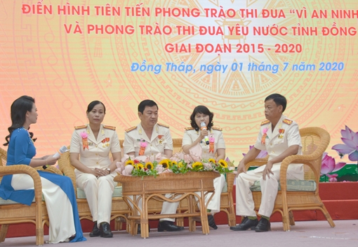 Công an Đồng Tháp tổ chức hội nghị điển hình tiên tiến phong trào thi đua “Vì an ninh Tổ quốc”