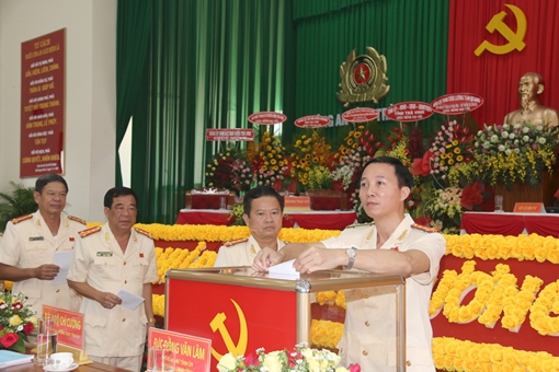 Công an Trà Vinh tổ chức Đại hội Đảng bộ, nhiệm kỳ 2020 - 2025