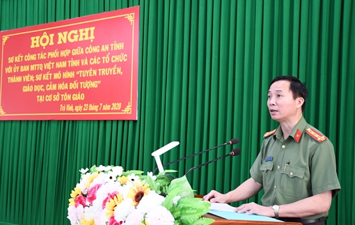 Công an Trà Vinh đẩy mạnh phong trào toàn dân bảo vệ an ninh Tổ quốc